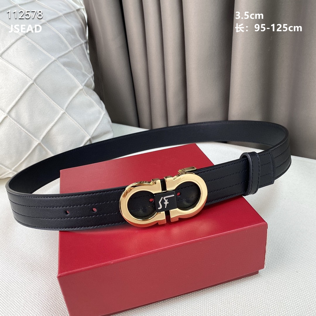 3.5 cm Width Ferragamo Belt # 256320