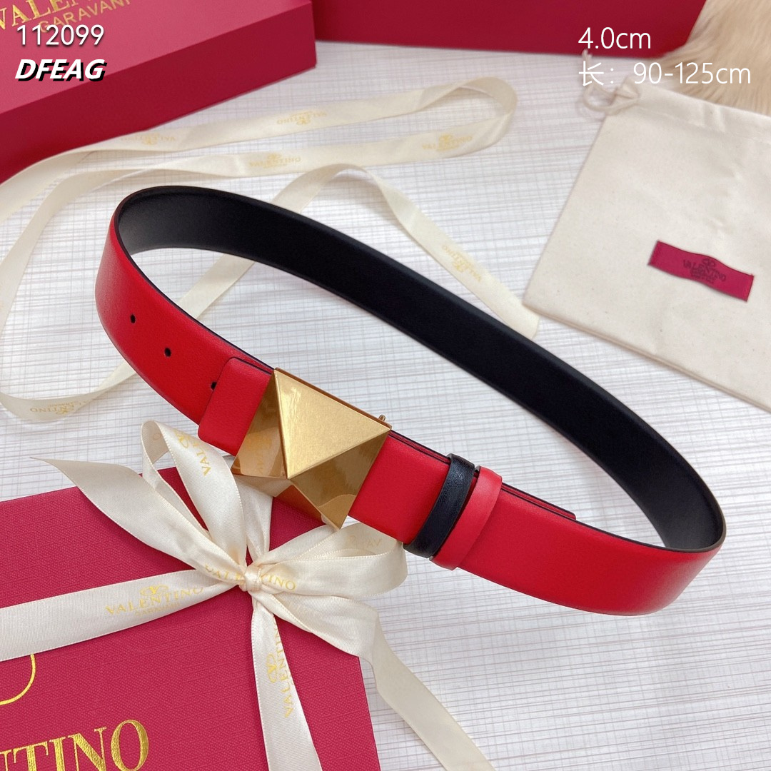 4.0 cm Width Valentino Belt # 256434