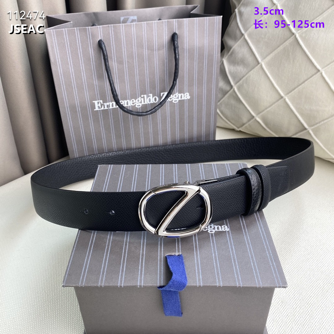 3.5 cm Width Zegna Belt # 256513