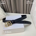 3.0 cm Width Balenciaga Belt  # 256192