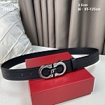 3.5 cm Width Ferragamo Belt  # 256319