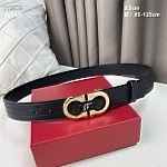 3.5 cm Width Ferragamo Belt  # 256320