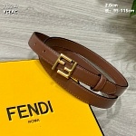 2.0 cm Width Fendi Belt  # 256324, cheap Fendi Belts