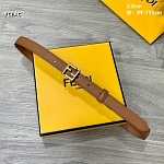 2.0 cm Width Fendi Belt  # 256326, cheap Fendi Belts