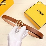 2.0 cm Width Fendi Belt  # 256333, cheap Fendi Belts