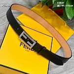 3.0 cm Width Fendi Belt  # 256337, cheap Fendi Belts