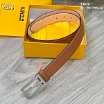 3.0 cm Width Fendi Belt  # 256338, cheap Fendi Belts