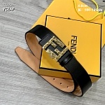 4.0 cm Width Fendi Belt  # 256379