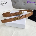 3.0 cm Width Celine Belt  # 256505, cheap Celine Belts