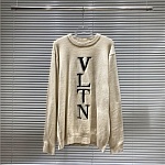 Valentino VLTN jacquard Crew Neck Knitted sweater # 257498, cheap Valentino Shirts