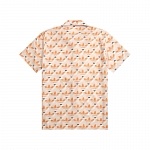 Gucci Trefoil Logo print Camp Collar Short Sleeve Shirt For Men # 257636, cheap Gucci shirt