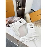 Louis Vuitton Tag Embelllished Territory flat half boot For Women in 257724, cheap Louis Vuitton Boots