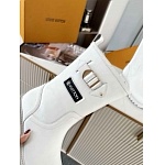 Louis Vuitton Tag Embelllished Territory flat half boot For Women in 257724, cheap Louis Vuitton Boots