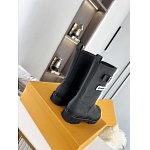 Louis Vuitton Tag Embelllished Territory flat half boot For Women in 257725, cheap Louis Vuitton Boots