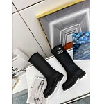 Louis Vuitton Tag Embelllished Territory flat long boot For Women in 257728, cheap Louis Vuitton Boots