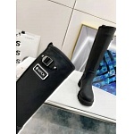 Louis Vuitton Tag Embelllished Territory flat long boot For Women in 257728, cheap Louis Vuitton Boots