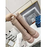 Louis Vuitton Tag Embelllished Territory flat half boot For Women in 257731, cheap Louis Vuitton Boots