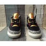 Air Jordan 3 Black Gold Make Over Sneaker For Men in 259101, cheap Jordan3