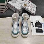 Dolce&Gabbana 2.Zero High Top Sneakers For Women in 259201, cheap D&G Shoes