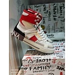 Dolce&Gabbana 2.Zero High Top Sneakers Unisex in 259214, cheap D&G Shoes