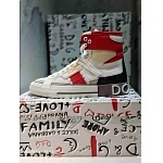 Dolce&Gabbana 2.Zero High Top Sneakers Unisex in 259214, cheap D&G Shoes