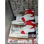Dolce&Gabbana 2.Zero High Top Sneakers Unisex in 259214, cheap D&G Shoes