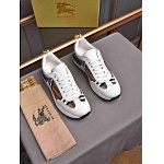 Burberry Beige Check Almond toe Low Top Lace Up Sneakers For Men in 259232, cheap Burberry Shoes