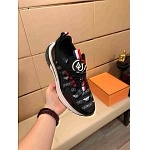 Armani Logo Print Low top Lace Up Sneakers For Men in 259255, cheap Armani Leisure Shoes