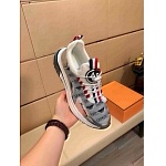Armani Logo Print Low top Lace Up Sneakers For Men in 259257, cheap Armani Leisure Shoes