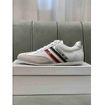 D&G Multi Panel Striped Lace Up Low Top Sneaker For Men in 259284, cheap D&G Shoes