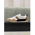 Prada Multi Panel Striped Lace Up Low Top Sneaker For Men in 259287