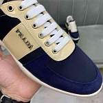 Prada Multi Panel Lace Up Low Top Sneaker For Men in 259288, cheap Prada Shoes For Men