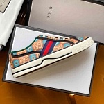 Gucci GG Print Lace Up Low Top Sneaker For Men in 259292, cheap For Men
