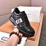 Gucci GG Embossed Lace Up Sneaker For Men in 259294, cheap For Men