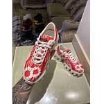 Prada Floral Print Tread Lug Sole Lace Up Sneaker Unisex in 259303, cheap Prada Women