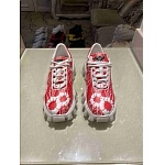 Prada Floral Print Tread Lug Sole Lace Up Sneaker Unisex in 259303, cheap Prada Women
