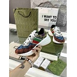 Gucci GG Canvas Lace Up Low Top Sneaker Unisex in 259308, cheap Low Top
