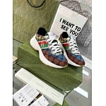 Gucci GG Canvas Lace Up Low Top Sneaker Unisex in 259308, cheap Low Top