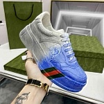Gucci GG Embossed Spray Paint Lace Up Sneaker Unisex in 259314