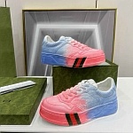 Gucci GG Embossed Spray Paint Lace Up Sneaker Unisex in 259315, cheap Low Top