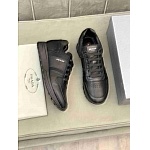Prada Logo Printed Low Top Lace Up Sneaker Unisex in 259342, cheap Prada Shoes For Men