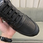 Prada Logo Printed Low Top Lace Up Sneaker Unisex in 259342, cheap Prada Shoes For Men