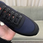 Prada Canvas Low Top Lace Up Sneaker Unisex in 259349, cheap Prada Shoes For Men
