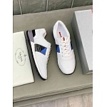 Prada Leather Low Top Lace Up Sneaker Unisex in 259351, cheap Prada Shoes For Men