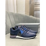 Prada Leather Low Top Lace Up Sneaker Unisex in 259352, cheap Prada Shoes For Men