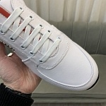Prada Leather Low Top Lace Up Sneaker Unisex in 259355, cheap Prada Shoes For Men