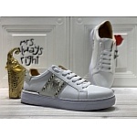 Philipp Plein logo plaque Embellished Lace Up Sneakers For Men in 259973, cheap Philipp Plein
