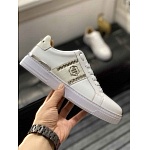 Philipp Plein logo plaque Embellished Lace Up Sneakers For Men in 259973, cheap Philipp Plein