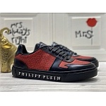 Philipp Plein logo plaque Embellished Lace Up Sneakers For Men in 259978, cheap Philipp Plein