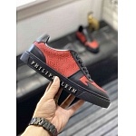 Philipp Plein logo plaque Embellished Lace Up Sneakers For Men in 259978, cheap Philipp Plein